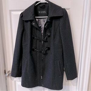 Guess Pea Coat charcoal